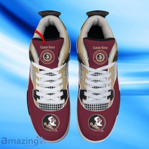 Florida State Seminoles Custom Name Air Jordan 4 Shoes Impressive Gift For Men Women Product Photo 2