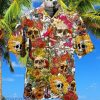 Flower Skull Hawaiian Shirt Best Gift For Men Women