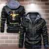 Ford Mustang Striped Leather Jacket Best Gift For Men Father’s Day Gift