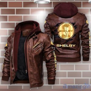 Ford Shelby Leather Jacket Best Gift For Men Father's Day Gift image Ford Shelby Leather Jacket Best Gift For Men Father's Day Gift Product Photo 2