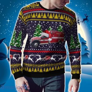 Fredericksburg Fire Department Medic 2 AOP Ugly Sweater Holiday Sweater Gift Product Photo 2
