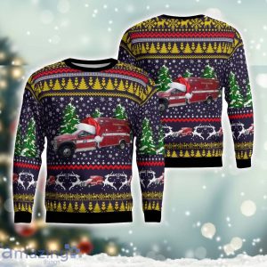 Fredericksburg Fire Department Medic 2 AOP Ugly Sweater Holiday Sweater Gift Product Photo 1