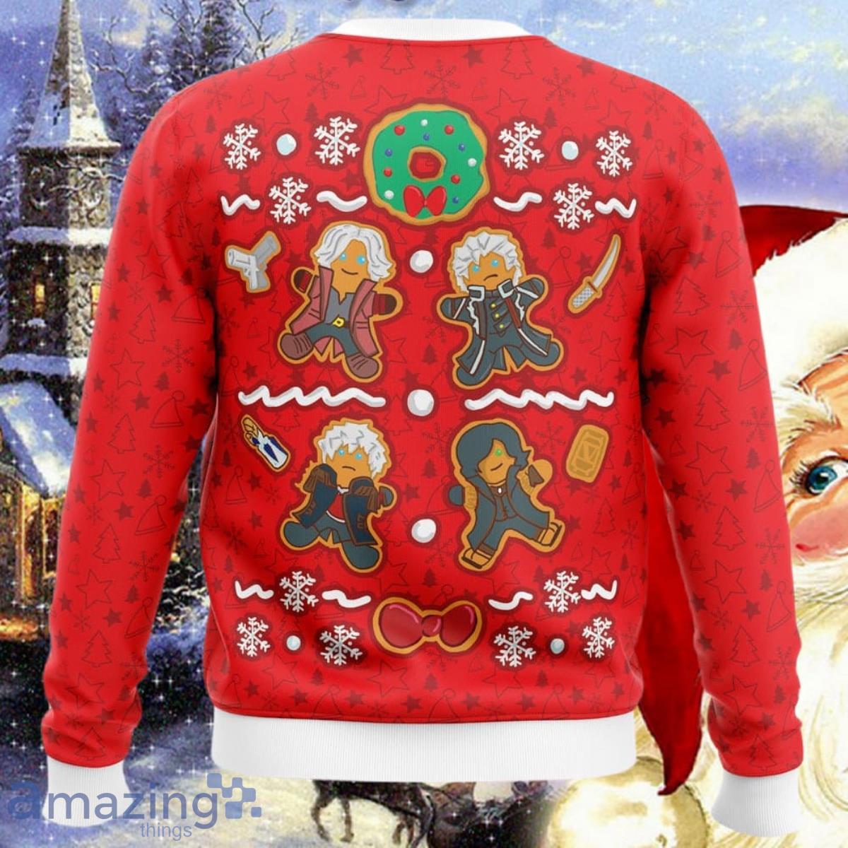 Fresh Baked Devil Hunters Devil May Cry Ugly Christmas Sweater Impressive Gift image Fresh Baked Devil Hunters Devil May Cry Ugly Christmas Sweater Impressive Gift Product Photo 2