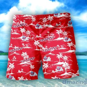 Fresno State Bulldogs 3D Tropical Pattern Coconut Tree Hawaiian Shirt And Shorts image Fresno State Bulldogs 3D Tropical Pattern Coconut Tree Hawaiian Shirt And Shorts Product Photo 3