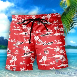 Fulham 3D Tropical Pattern Coconut Tree Hawaiian Shirt And Shorts Product Photo 2