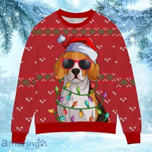 Funny Beagle Christmas Ugly Sweater Gift For Dog Lover Product Photo 1