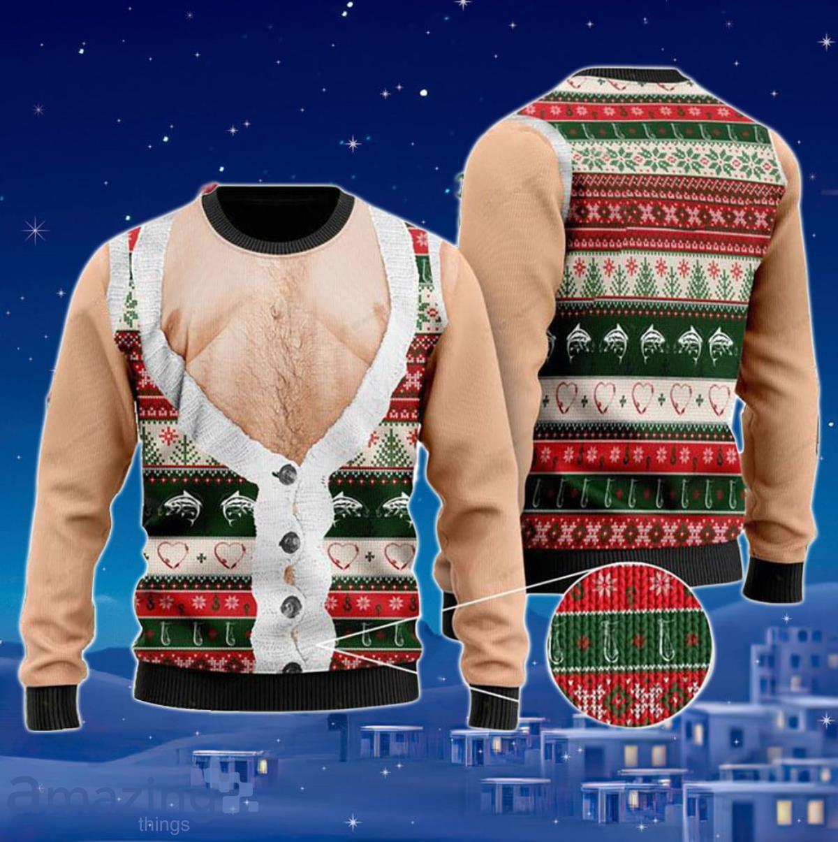 Hairy ugly outlet christmas sweater