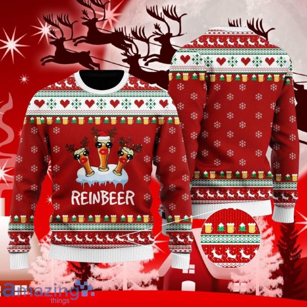 Dallas Cowboys Christmas Reindeer Pattern Ugly Sweater For Men