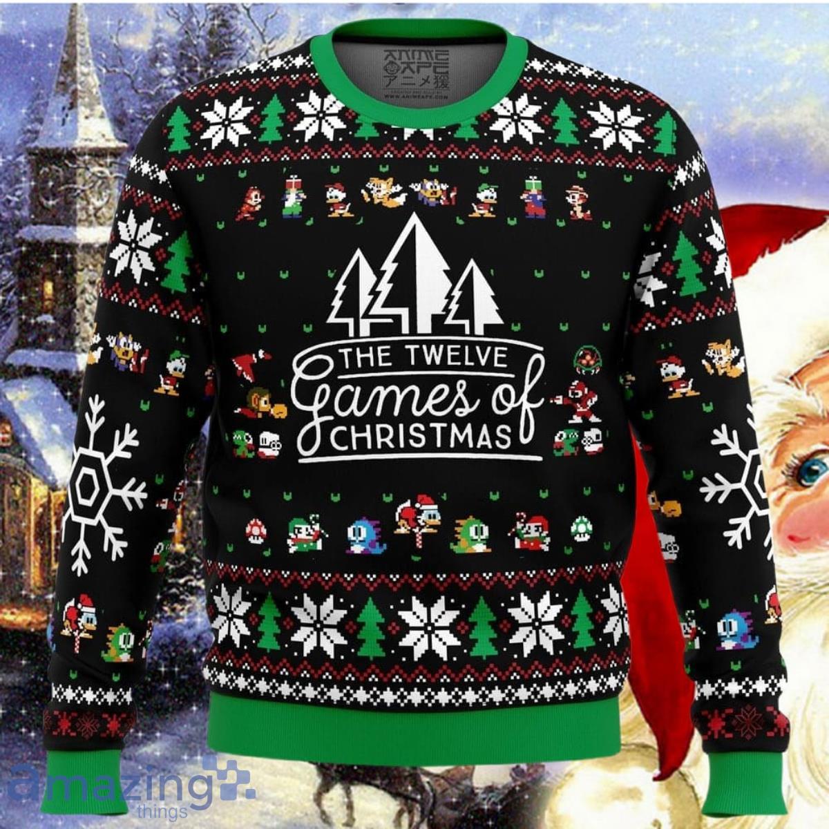 Games Of Christmas Ugly Christmas Sweater Impressive Gift For Men And Women image Games Of Christmas Ugly Christmas Sweater Impressive Gift For Men And Women Product Photo 1