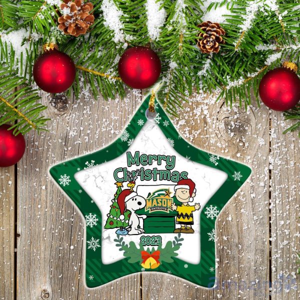 George Mason Patriots Ceramic Ornament Snoopy Christmas Special Gift Product Photo 2