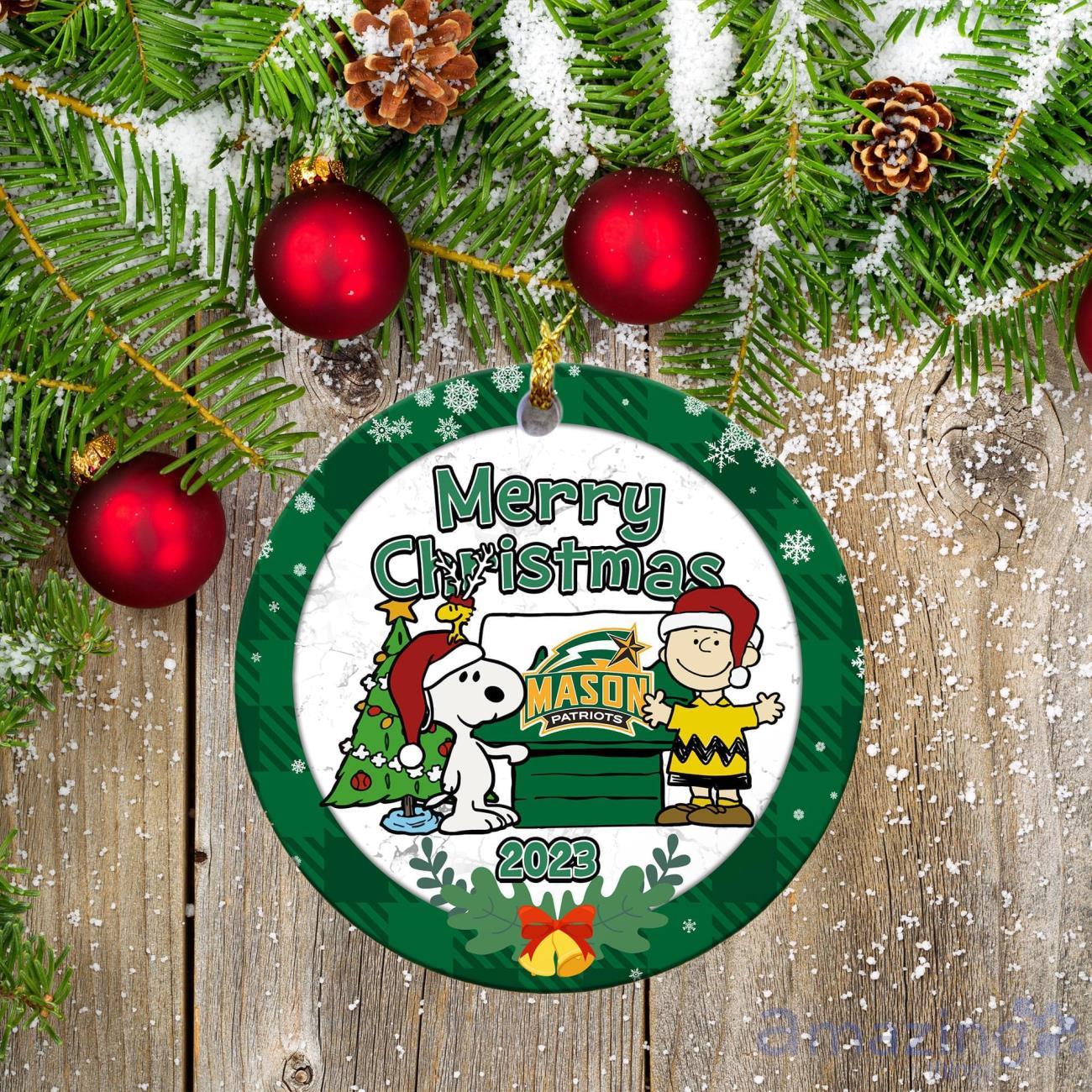 George Mason Patriots Ceramic Ornament Snoopy Christmas Special Gift Product Photo 1
