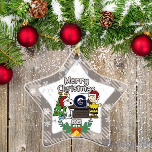 Georgetown Hoyas Ceramic Ornament Snoopy Christmas Special Gift image Georgetown Hoyas Ceramic Ornament Snoopy Christmas Special Gift Product Photo 2