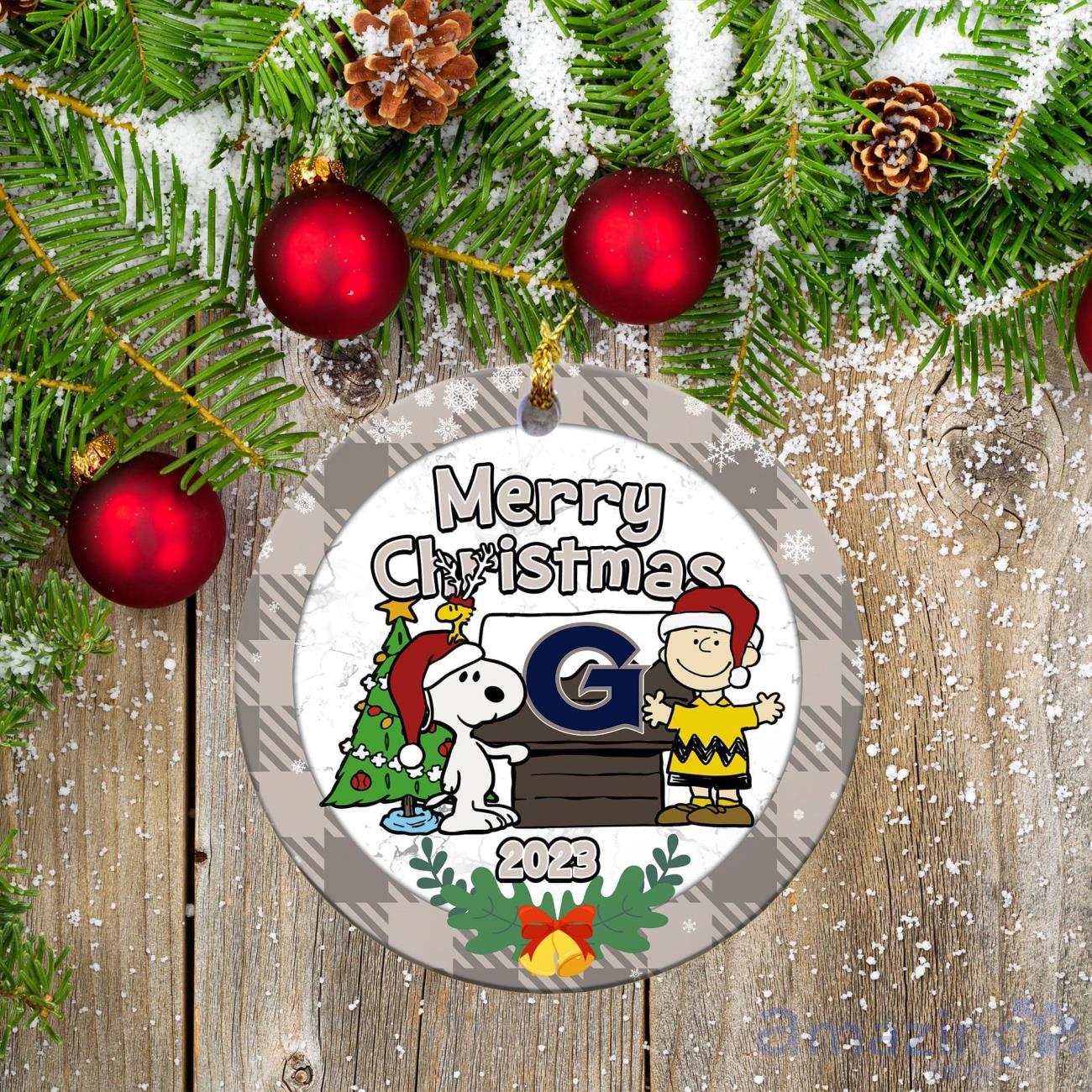 Georgetown Hoyas Ceramic Ornament Snoopy Christmas Special Gift Product Photo 1
