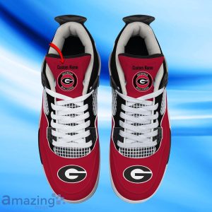 Georgia Bulldogs Custom Name Air Jordan 4 Shoes Impressive Gift For Men Women Product Photo 2