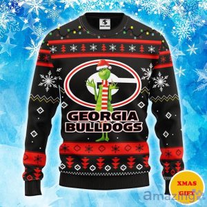 Georgia Bulldogs Funny Grinch Christmas Ugly Sweater Product Photo 1