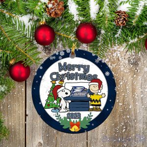 Georgia Southern Eagles Ceramic Ornament Snoopy Christmas Special Gift Product Photo 1
