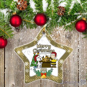 Georgia Tech Yellow Jackets Ceramic Ornament Snoopy Christmas Special Gift Product Photo 2
