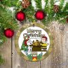 Georgia Tech Yellow Jackets Ceramic Ornament Snoopy Christmas Special Gift