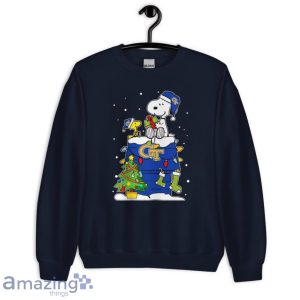 Georgia Tech Yellow Jackets Ugly Christmas Sweaters Snoopy Woodstock Shirt Product Photo 6