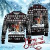 Giraffe And Santa Ugly Christmas Sweater Gift Knitting Sweater