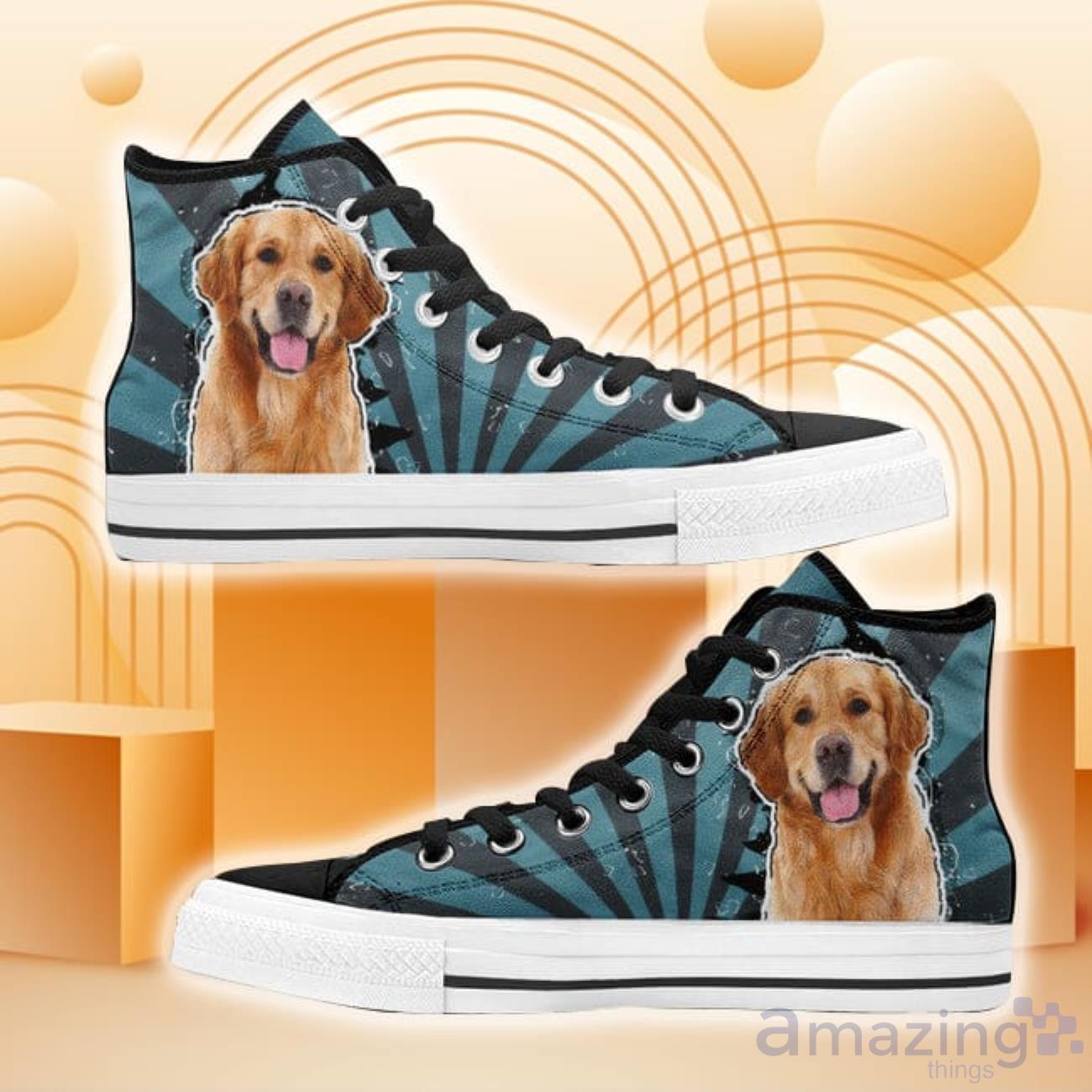 Golden retriever clearance with shoes