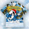 Golden State Warriors Snoopy Dabbing The Peanuts Christmas Hawaiian Shirt