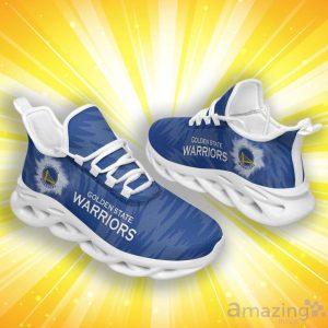 Golden State Warriors Zebra Print Max Soul Shoes Product Photo 1