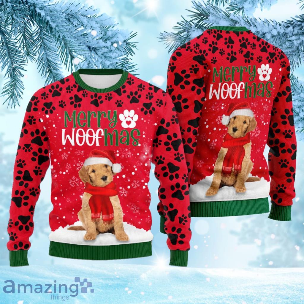 Goldendoodle clearance christmas sweater