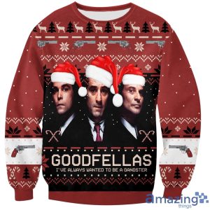 Goodfellas Gangster Print 3D All Over Printed Ugly Christmas Sweater Sweatshirt Hoodie Christmas Gift Product Photo 1