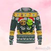 Green Bay Baby Groot And Grinch Ugly Christmas Sweater