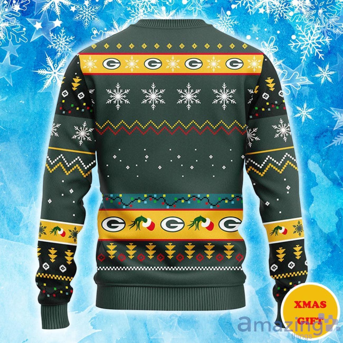 Green Bay Packers Light Up Ugly Sweater - Green/Gold