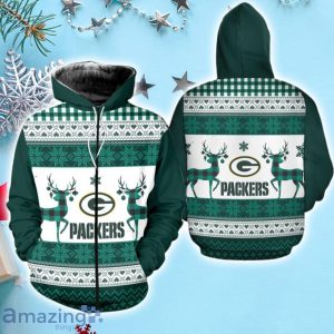 Green Bay Packers Christmas Hoodie Product Photo 2