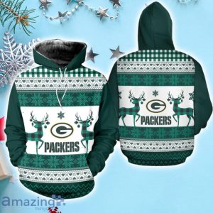 Green Bay Packers Christmas Hoodie Product Photo 1