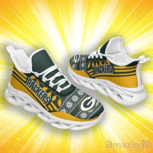 Green Bay Packers Christmas Santa Claus Special Style Max Soul Shoes image Green Bay Packers Christmas Santa Claus Special Style Max Soul Shoes Product Photo 2