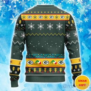 Green Bay Packers Grinch Christmas Ugly Sweater Product Photo 2
