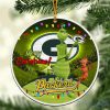 Green Bay Packers Merry Christmas Grinch Ornament