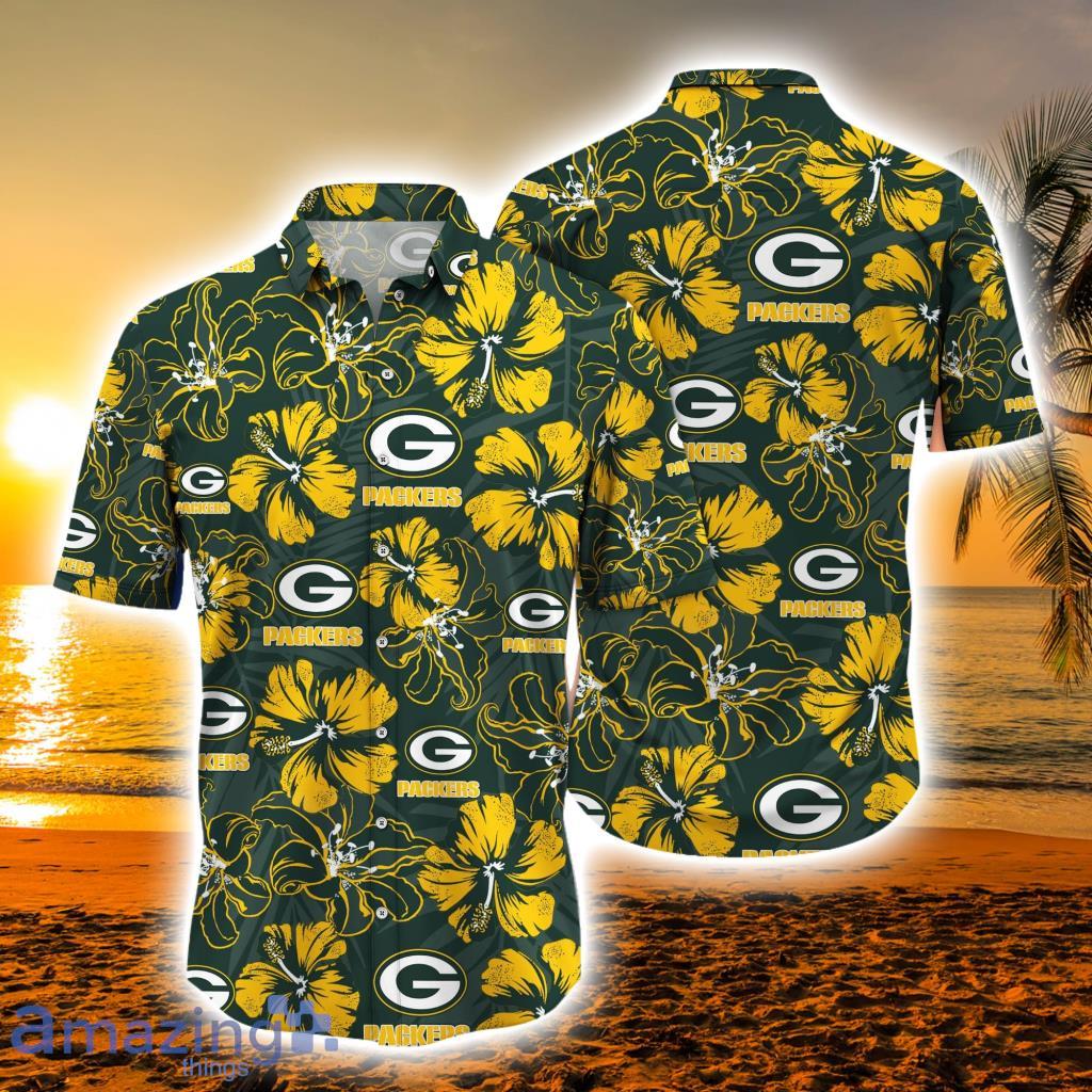 Nfl Green Bay Packers Disney Team Color Splash Hawaiian Shirt - Tagotee