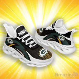 Green Bay Packers Triangle Abstract Pattern Max Soul Shoes Product Photo 1