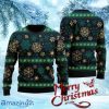 Green Let It Snow Pattern Ugly Christmas Sweater Gift Knitting Sweater