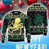 Green Octopus Christmas Sweater Ugly Sweater Perfect For Christmas Party