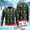 Green Reindeers Xmas Pattern Ugly Christmas Sweater Gift Knitting Sweater