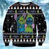 Grinch And Stitch Funny Knitting Pattern 3D Print Ugly Sweater Sweater Christmas Gift For Men And Women