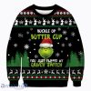 Grinchbuckle Up Butter Cup Christmas Sweater Gift For Men And Women