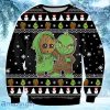 Groot And Grinch Funny Knitting Pattern 3D Print Ugly Sweater Sweater Christmas Gift For Men And Women