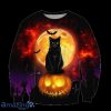 Halloween Black Cat Christmas Ugly Sweater 3D Gift Halloween_5443