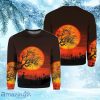 Halloween Night Sunset Red Christmas Ugly Sweater 3D Gift Halloween
