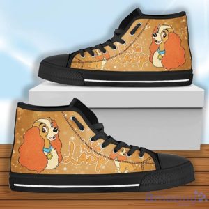 Her Tramp His Lady Sneakers Couple High Top Shoes Gift image Her Tramp His Lady Sneakers Couple High Top Shoes Gift Product Photo 2