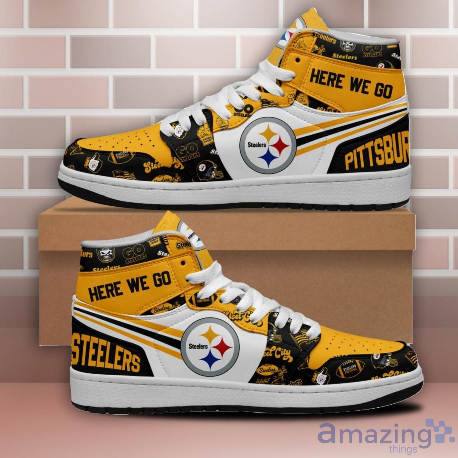 Pittsburgh steelers high store top sneakers