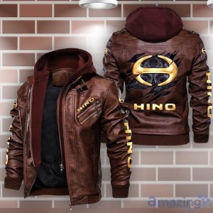 Hino Leather Jacket Best Gift For Men Father's Day Gift Product Photo 2