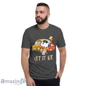 Hippie Car Snoopy and Woodstock Let it be 2021 T-Shirt Product Photo 4
